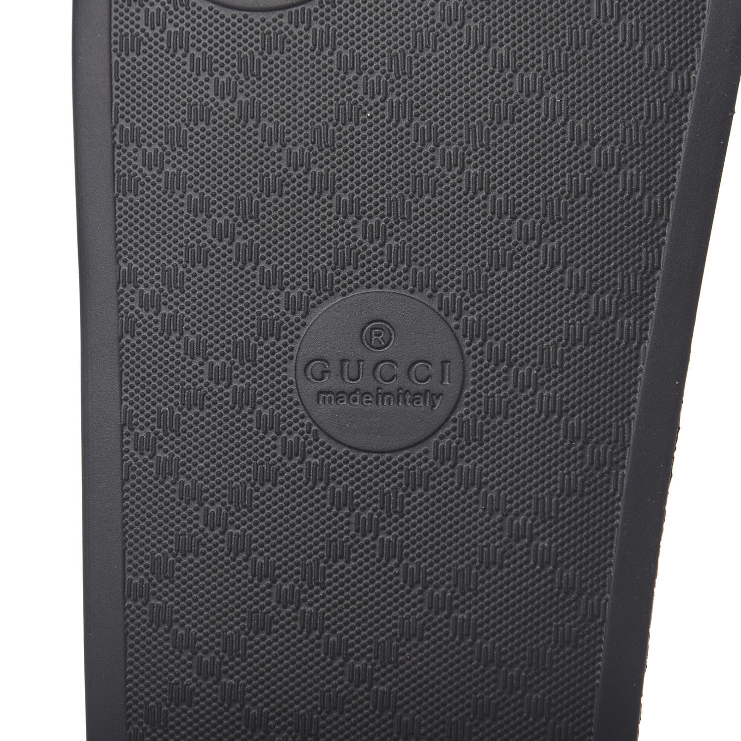 Gucci GG Supreme Monogram Wolf Mens Slide Sandals 8 Beige 7 of 9