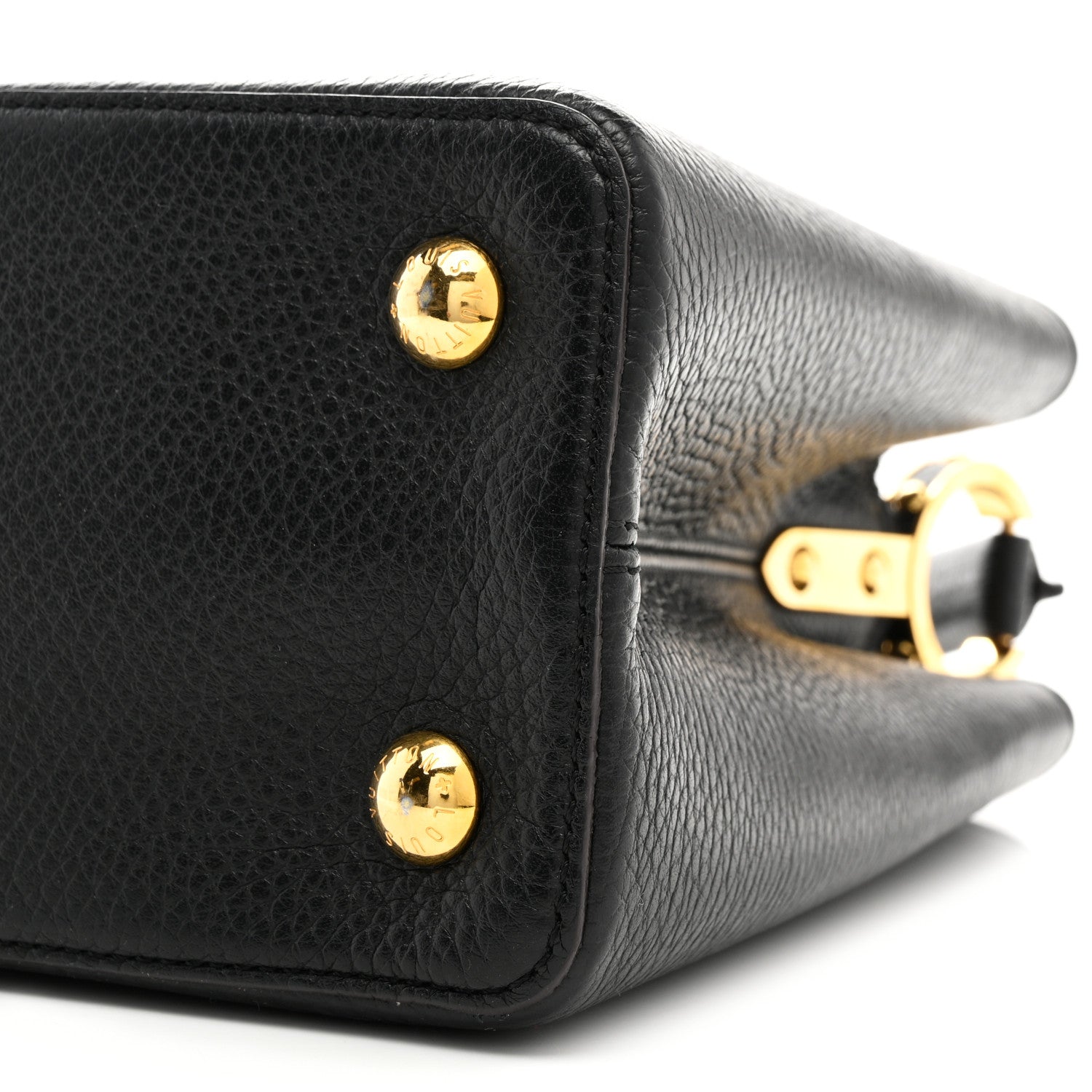 Louis Vuitton Taurillon Capucines PM Black 9 of 14