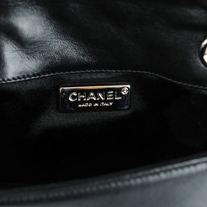 Chanel Lambskin Studded Mini Metal Beauty Flap Black 6 of 7