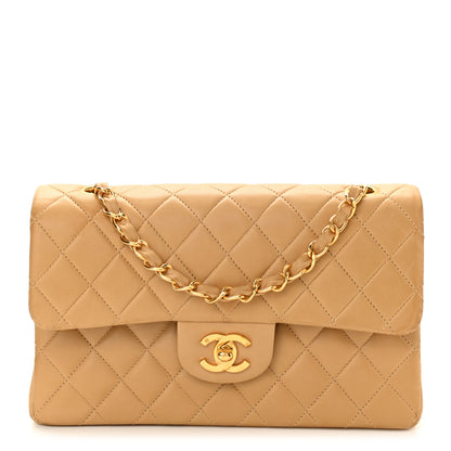 Chanel Lambskin Quilted Small Double Flap Beige 1 of 12