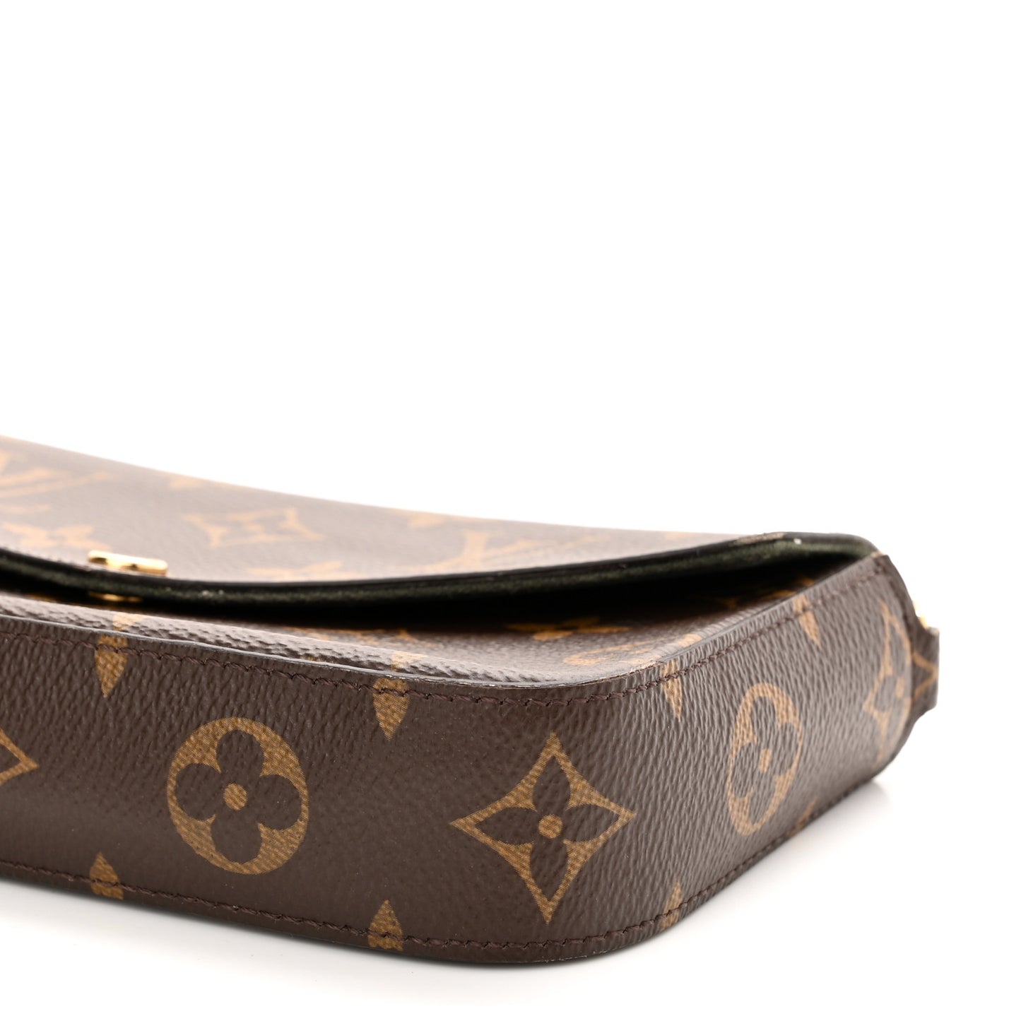 Monogram Felicie Strap & Go Kaki