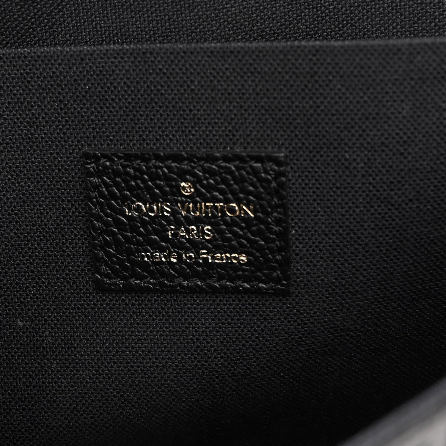 Louis Vuitton Empreinte Pochette Felicie Chain Wallet Black 6 of 9