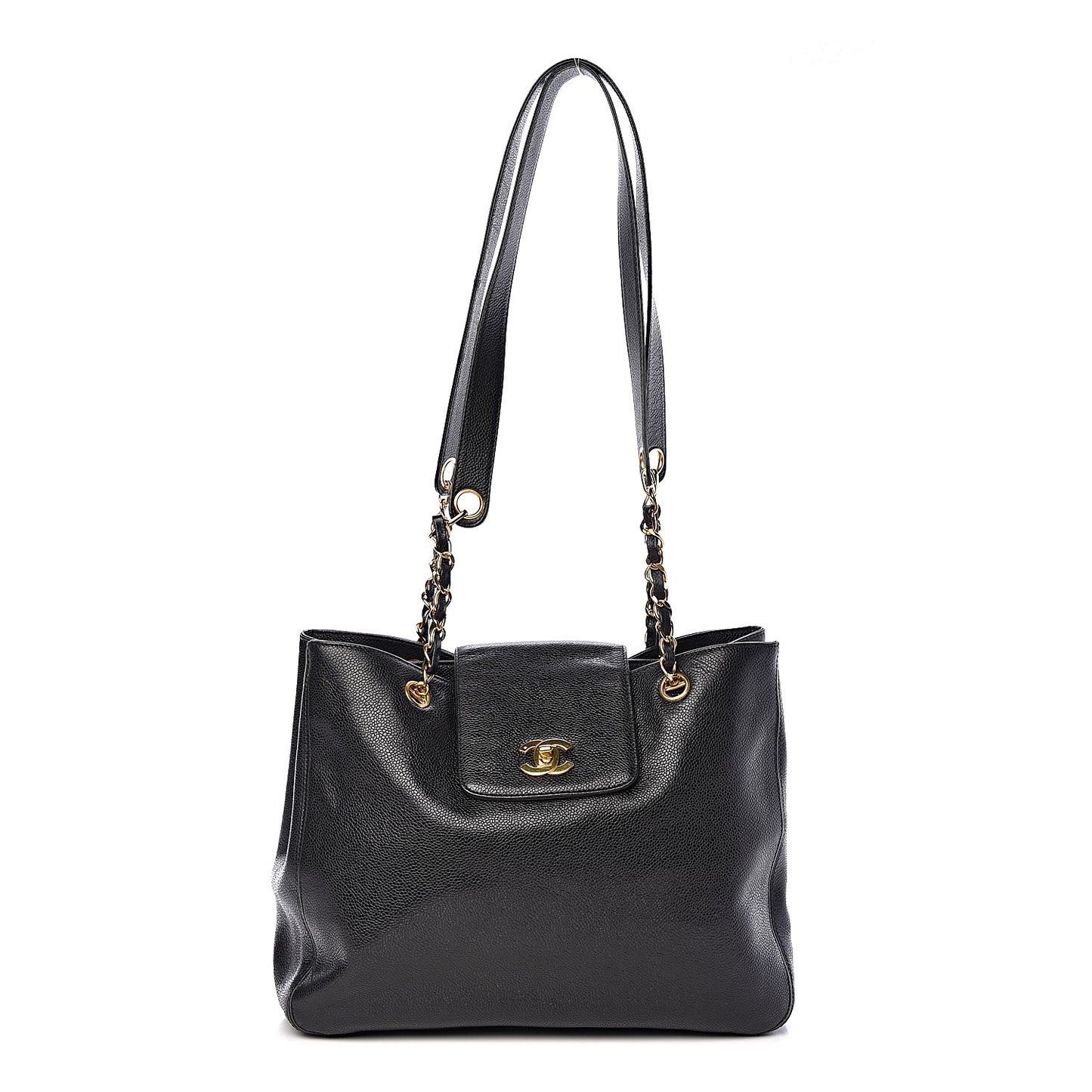 Caviar Shoulder Bag Black