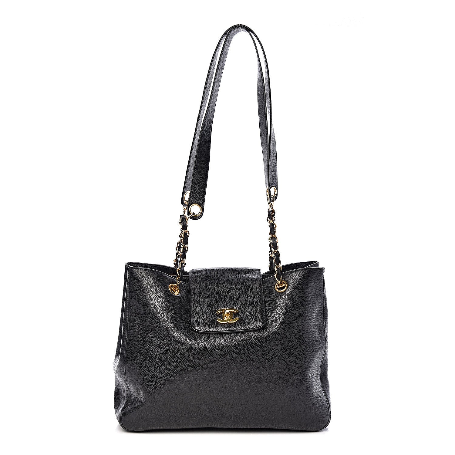 Chanel Caviar Shoulder Bag Black 1 of 11