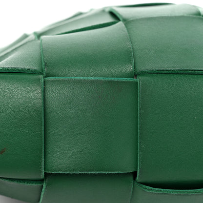 Bottega Veneta Lambskin Maxi Intrecciato Cassette Messenger Racing Green 28 of 28