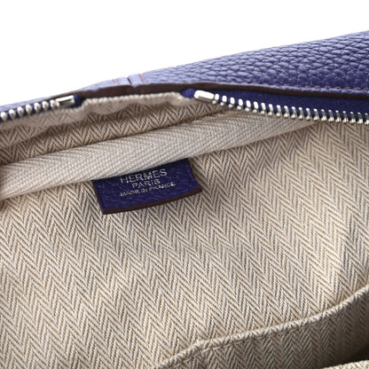 Hermes Taurillon Clemence Victoria II 35 Iris 8 of 9