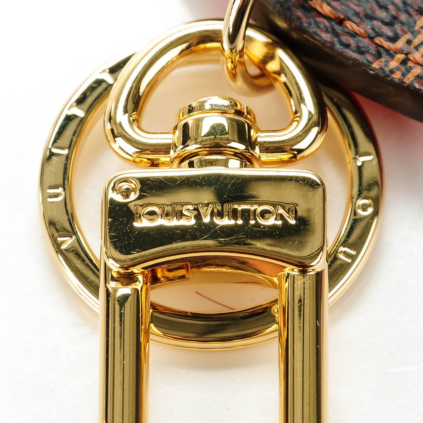 Damier Ebene 2015 Christmas Animation Bag Charm Key Ring