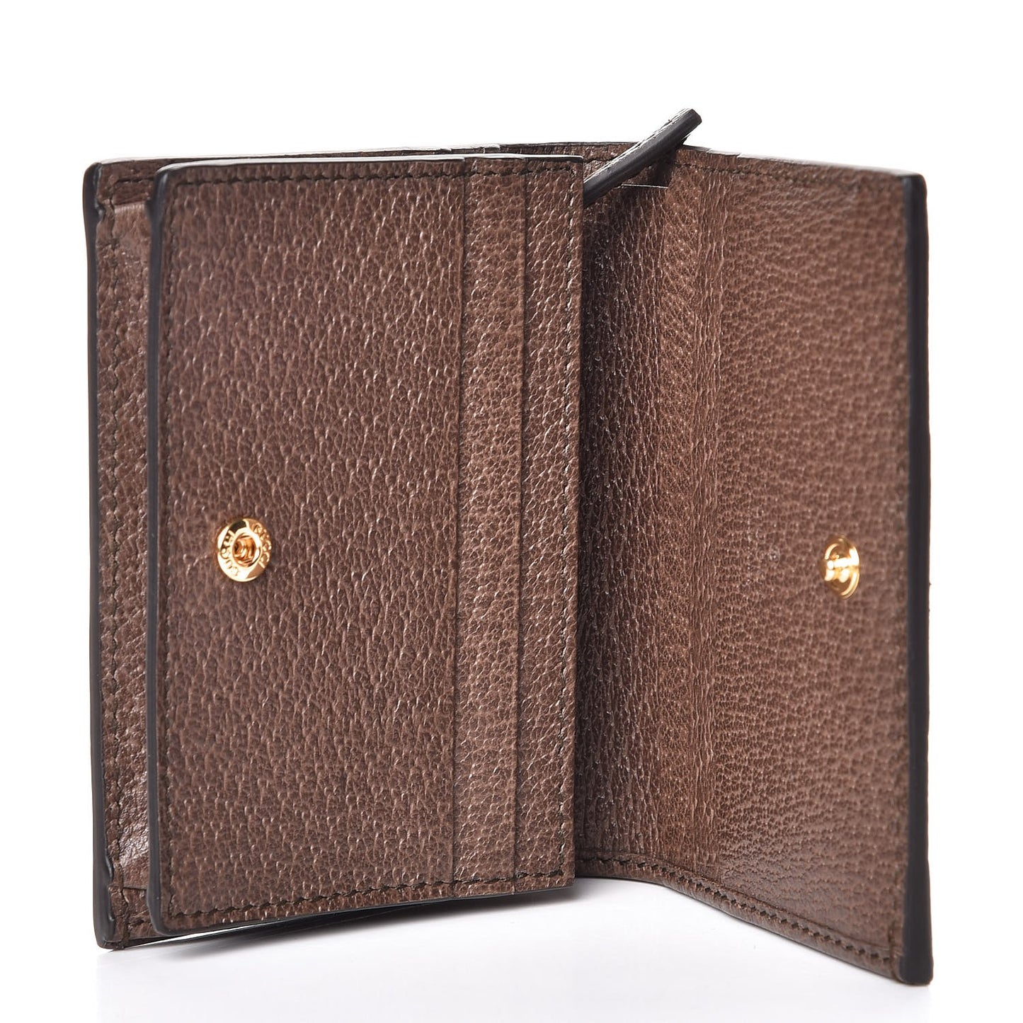 GG Supreme Monogram Web Ophidia Card Case Beige New Acero