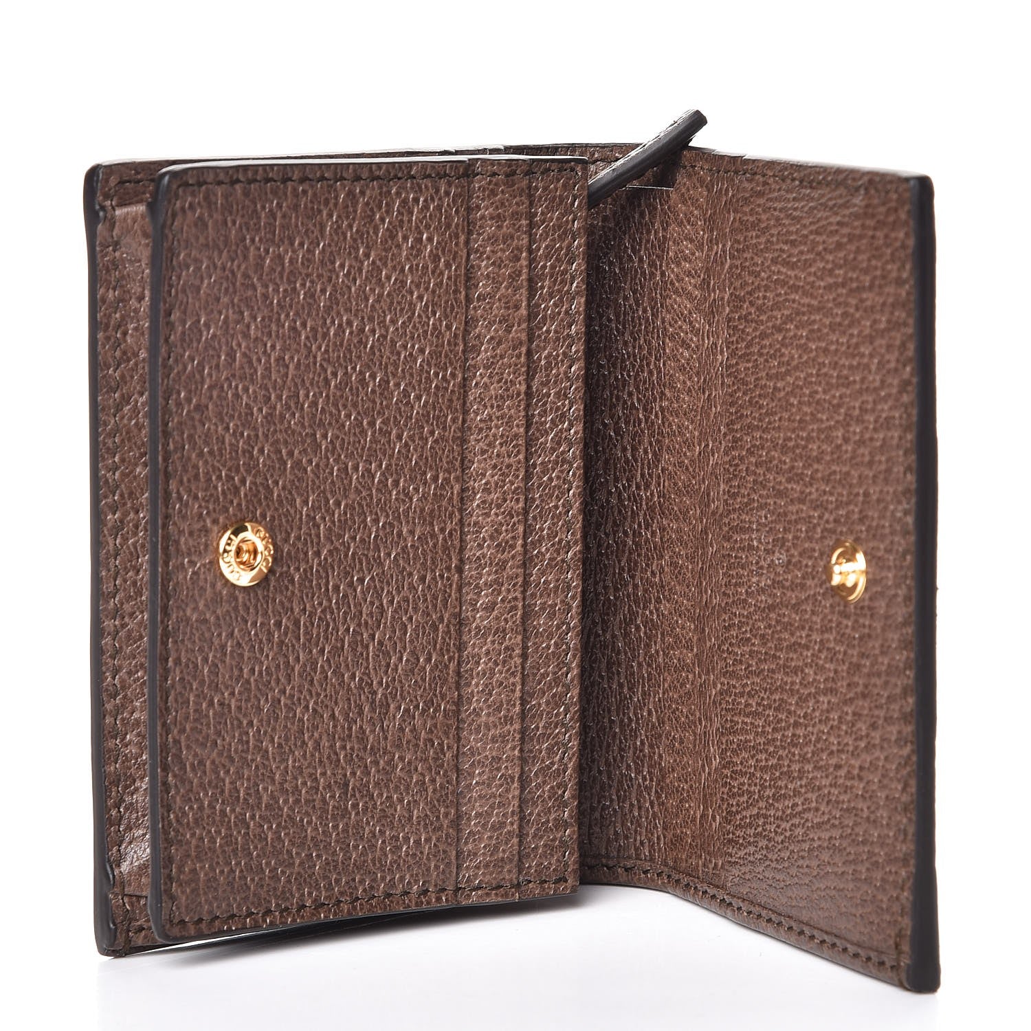Gucci GG Supreme Monogram Web Ophidia Card Case Beige New Acero 5 of 12
