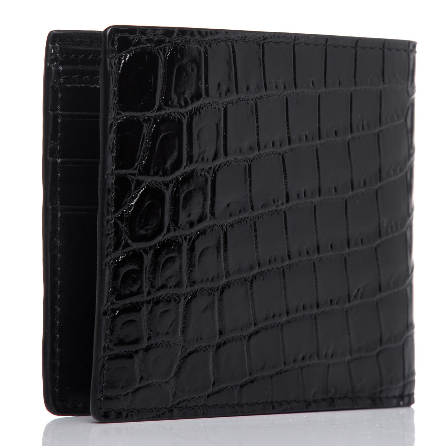 Nappa Logo Bi-Fold Wallet Black