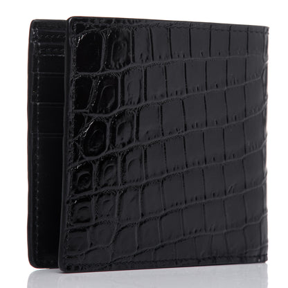 Versace Nappa Logo Bi-Fold Wallet Black 3 of 12