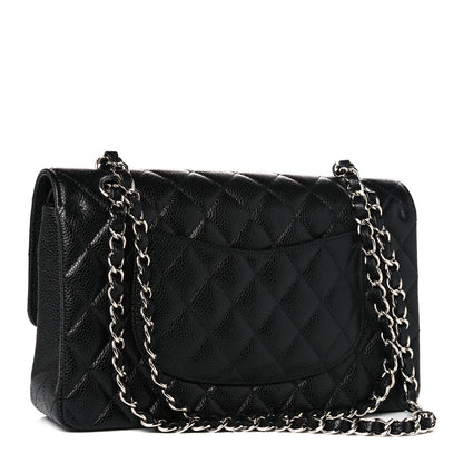 Chanel Caviar Quilted Medium Double Flap Black 3 of 11