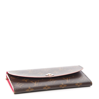 Louis Vuitton Monogram Bloom Flower Emilie Wallet 4 of 7