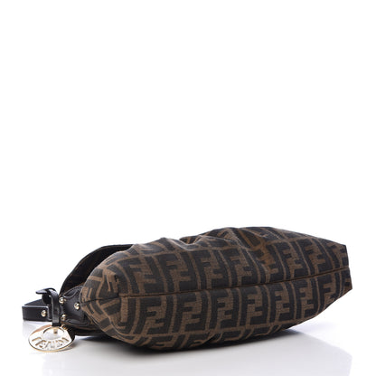 Fendi Zucca Small Chef Shoulder Bag Tobacco 4 of 11