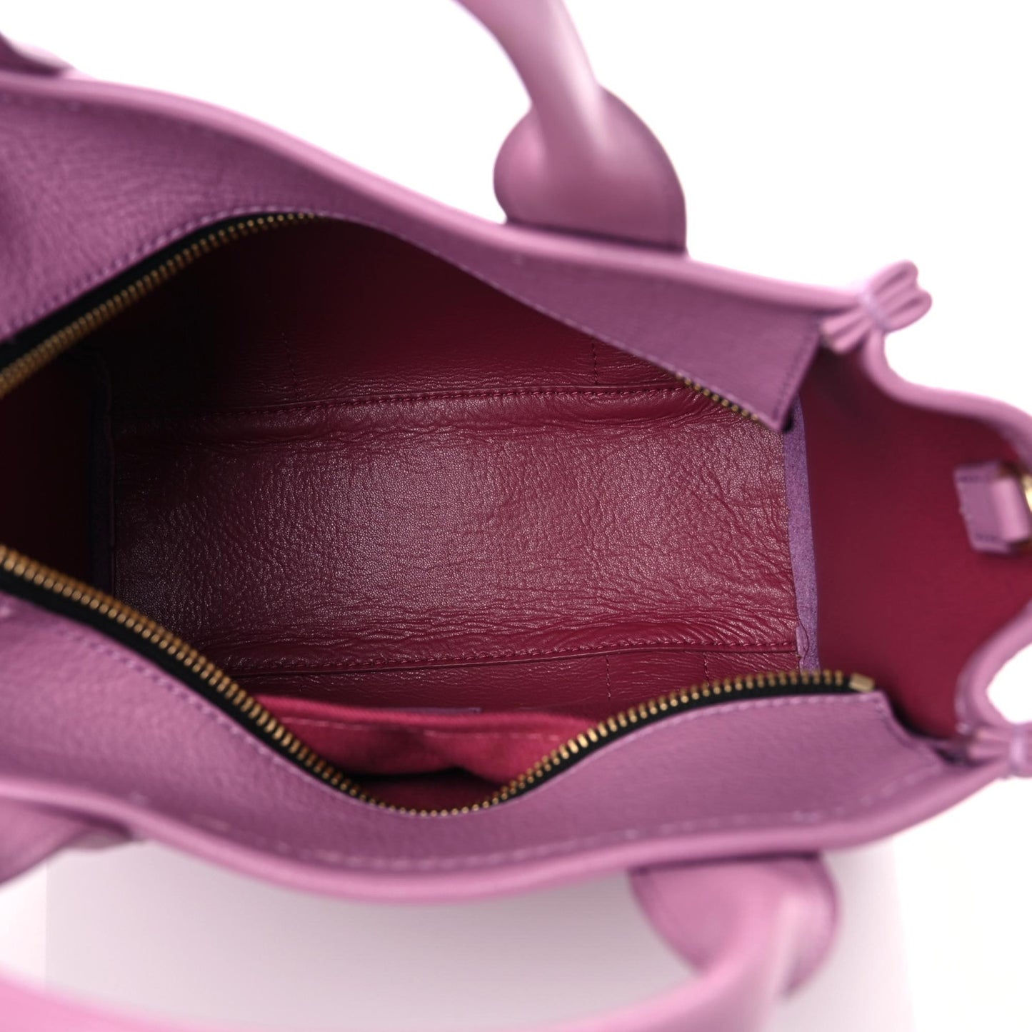 Grained Calfskin Small The Tote Bag Orchid Haze