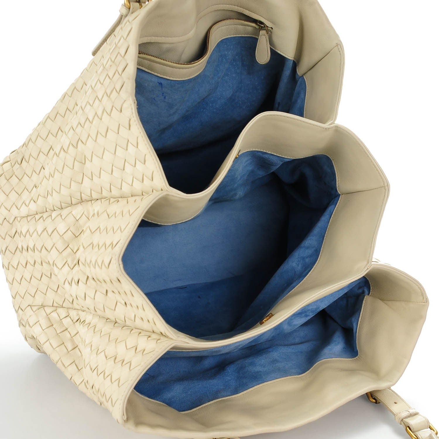 Bottega Veneta Light Calf Intrecciato Medium Roma Marmo 9 of 13