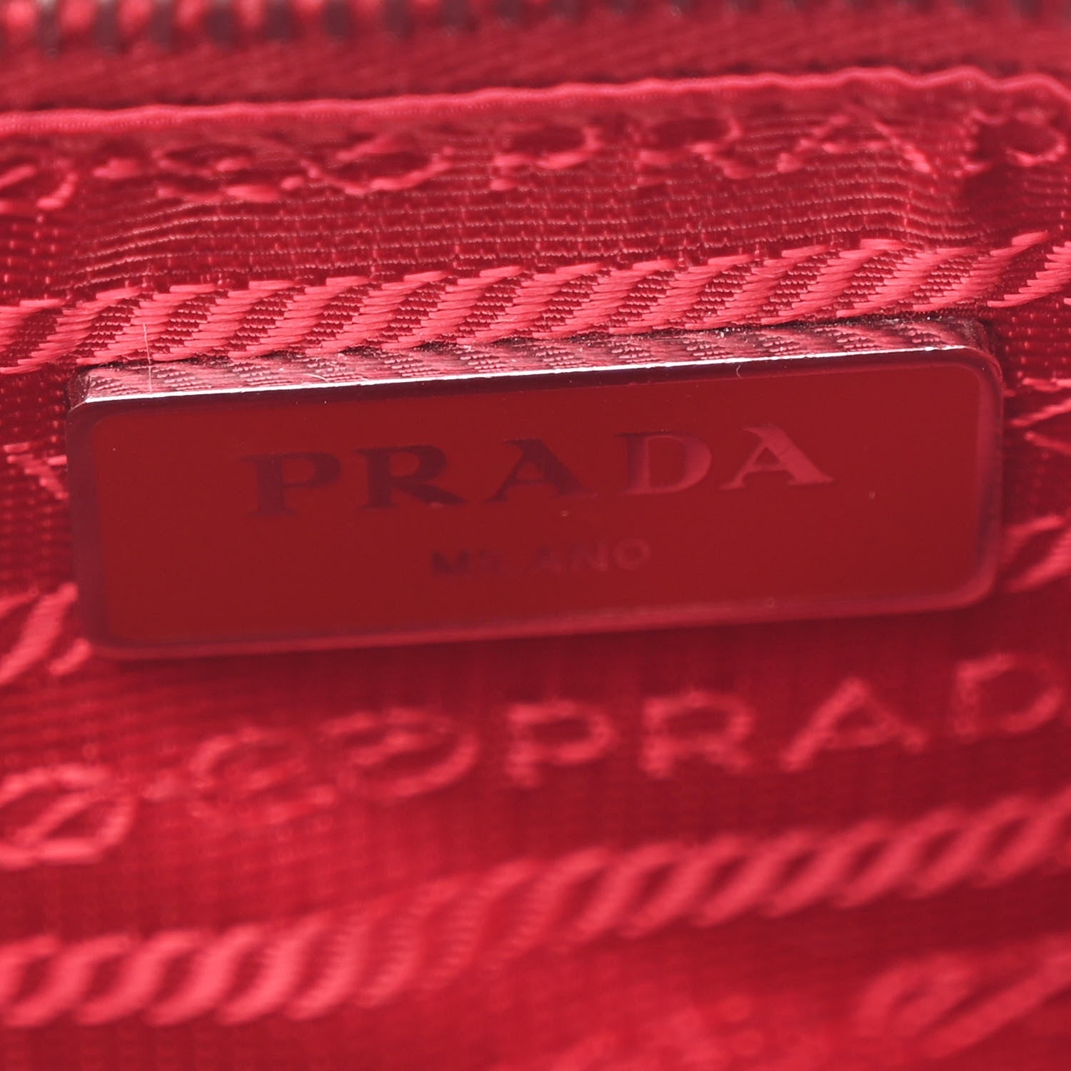 Prada Nylon Tessuto Impuntu Quilted Backpack Rosso 6 of 11