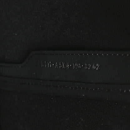 Fendi Glazed Fabric Vitello Century FF 1974 Stamp Patch Mini Peekaboo Defender Cover Mogano Panna Black 7 of 10