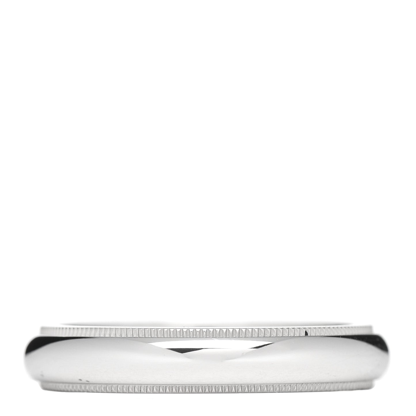 Platinum 4mm Classic Milgrain Wedding Band Ring 57 8