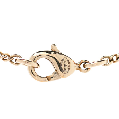 Chanel Crystal CC Medallion Pendant Necklace Gold 6 of 6