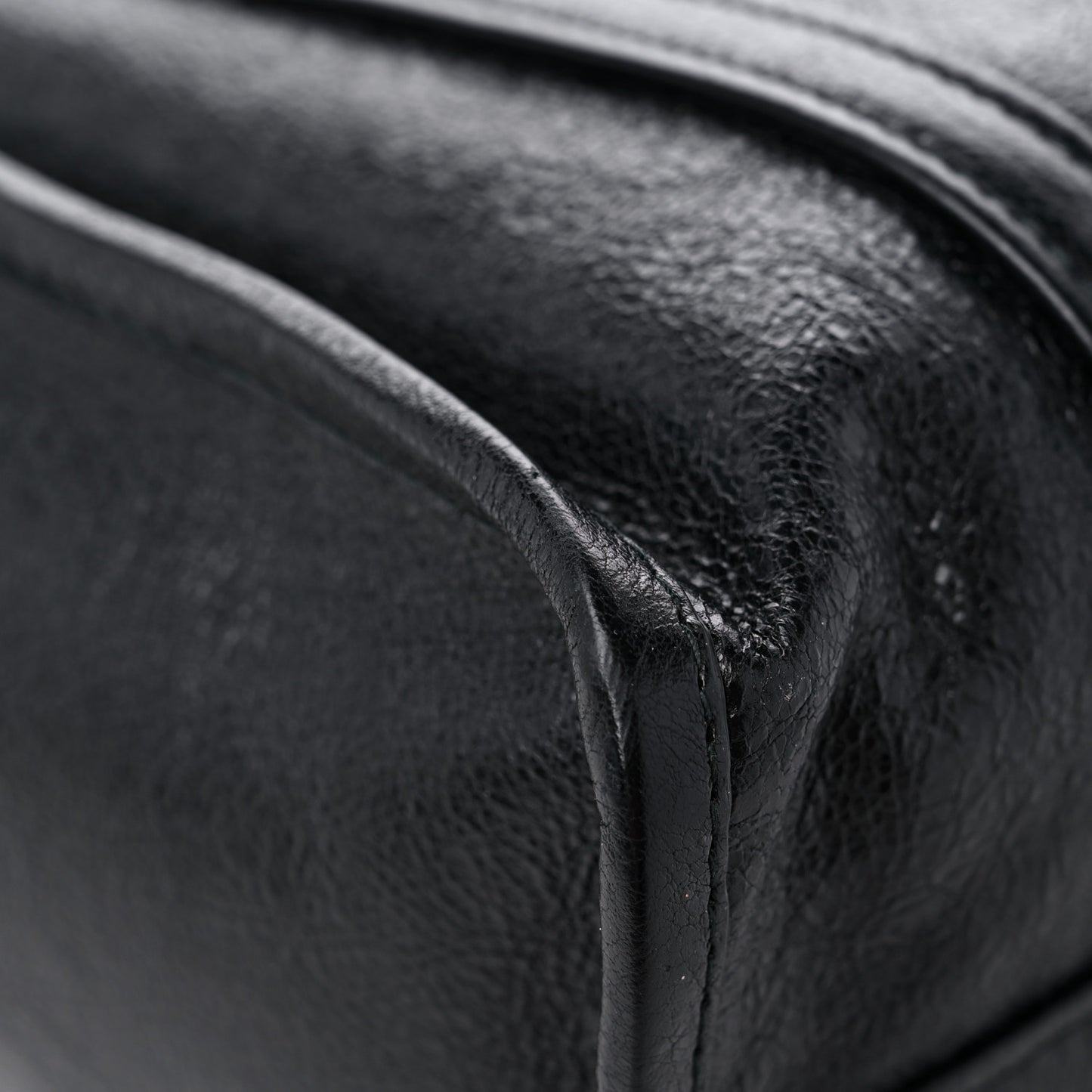 Agneau Small Bazar Shopper Tote Black