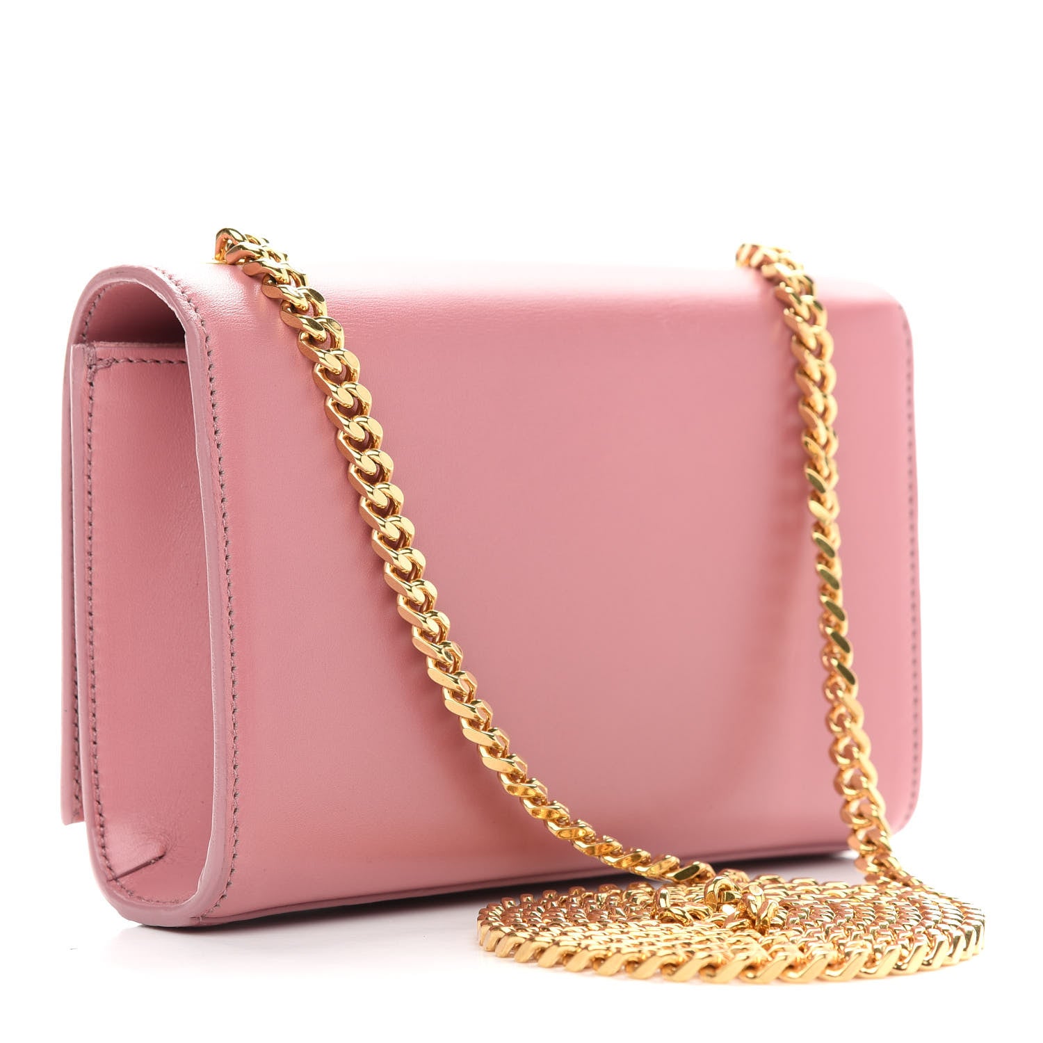 Saint Laurent Smooth Calfskin Small Classic Monogram Kate Tassel Satchel Rose Dark 3 of 8