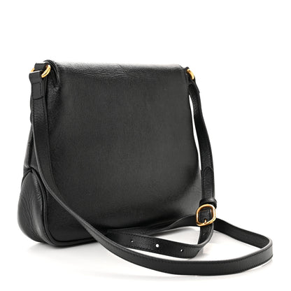 Gucci New Sakai Calfskin Lux Small Dahlia Messenger Shoulder Bag Black 3 of 14