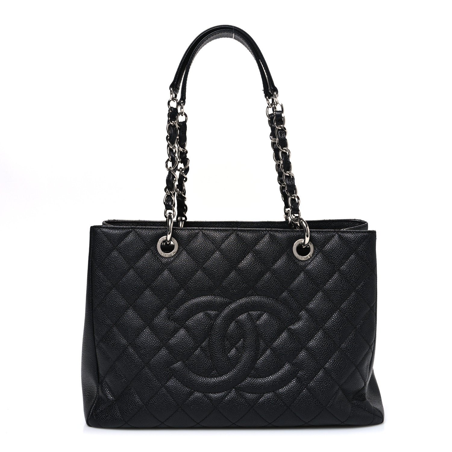 Chanel Caviar Quilted Grand Shopping Tote GST Black 1 of 11