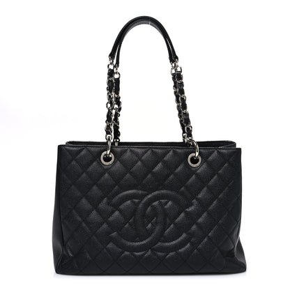 Chanel Caviar Quilted Grand Shopping Tote GST Black 1 of 11