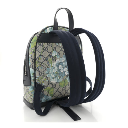 Gucci GG Supreme Monogram Blooms Small Day Backpack Blue 3 of 11