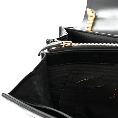 Gucci Calfskin Matelasse GG Marmont Chain Wallet Black 11 of 15