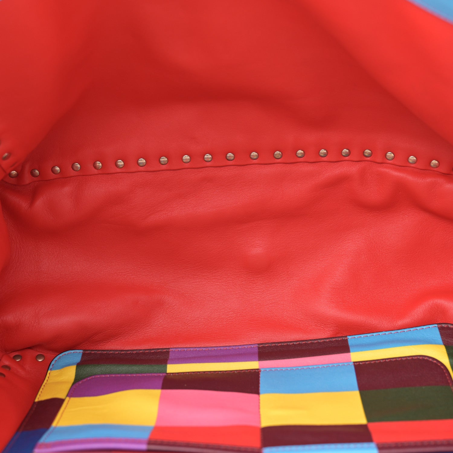 Valentino Garavani Vitello 1973 Medium Rockstud Tote Multicolor 5 of 13