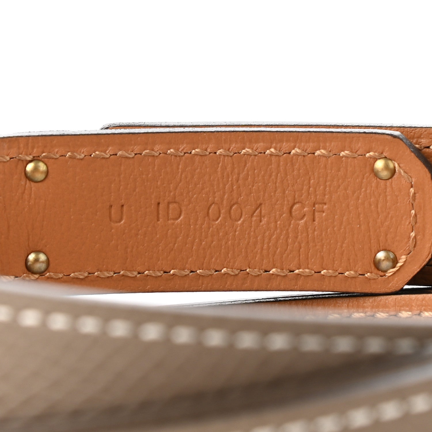 Hermes Epsom Kelly Belt Etoupe 8 of 10