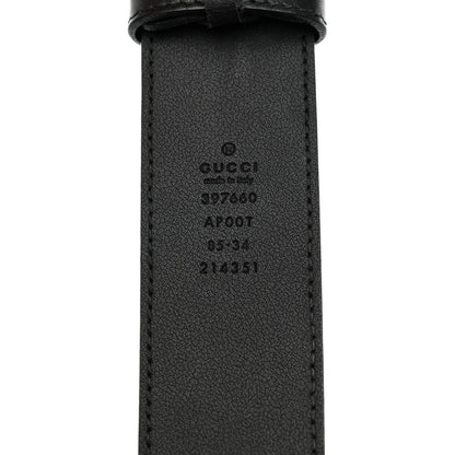Gucci Moon Calfskin Double G 40mm Belt 85 34 Black 3 of 7