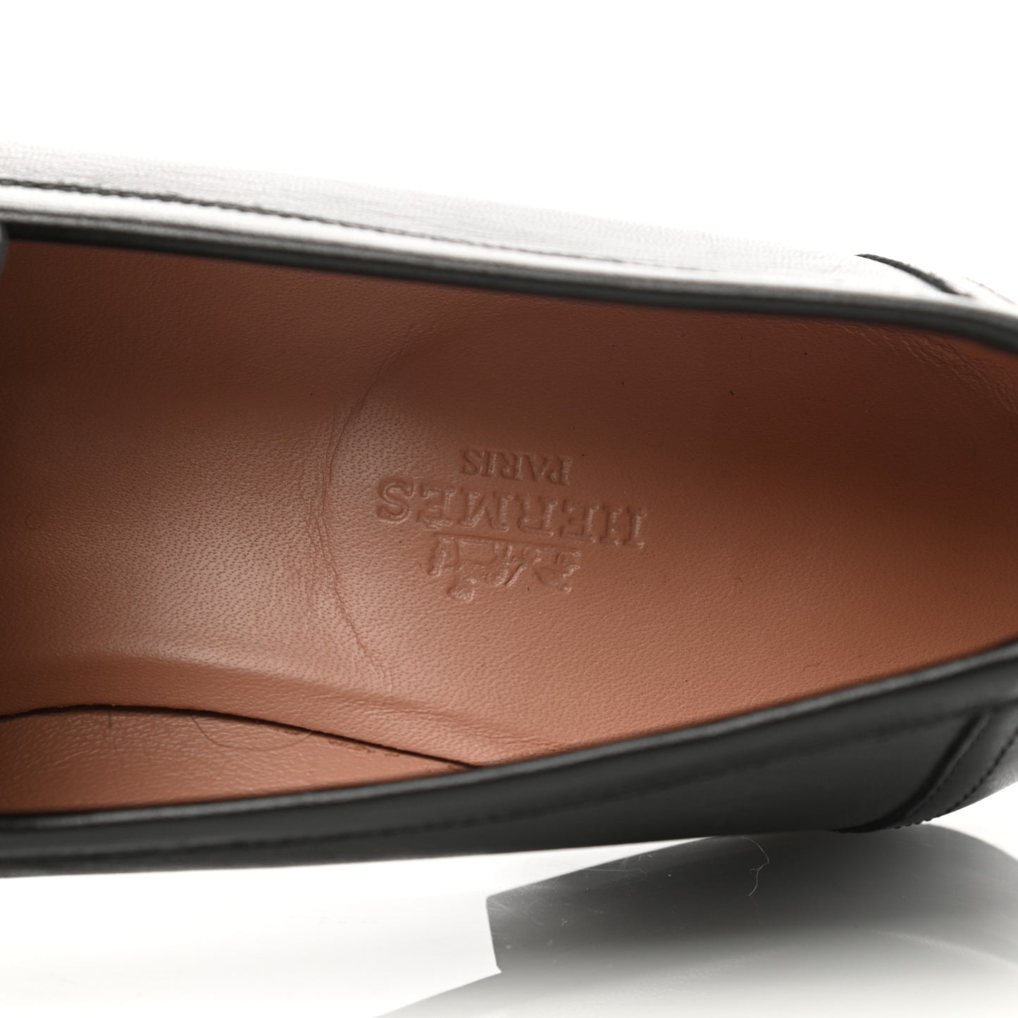 Goatskin Womens Paris Loafers 40 Black