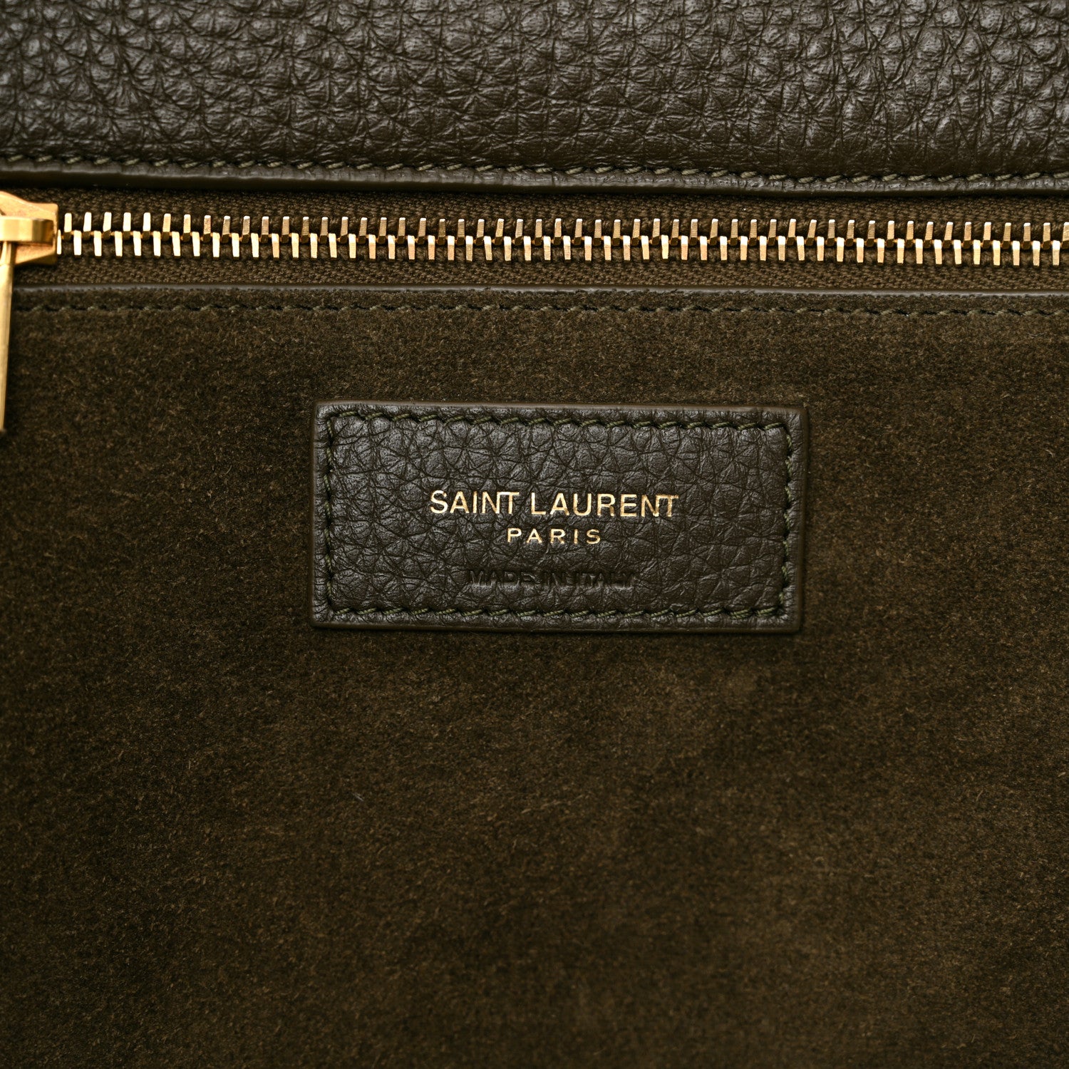 Saint Laurent Grained Deerskin Bea Tote Musk 6 of 11