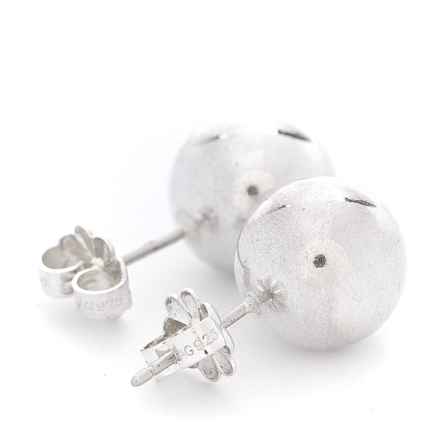 Sterling Silver 10mm HardWear Ball Earrings