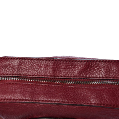 Gucci Pebbled Calfskin Studded Small Soho Disco Bag Soft Burgundy 13 of 14