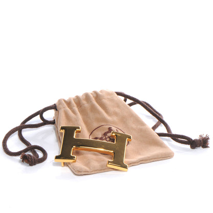 Hermes 32mm H Belt Buckle Gold 5 of 5