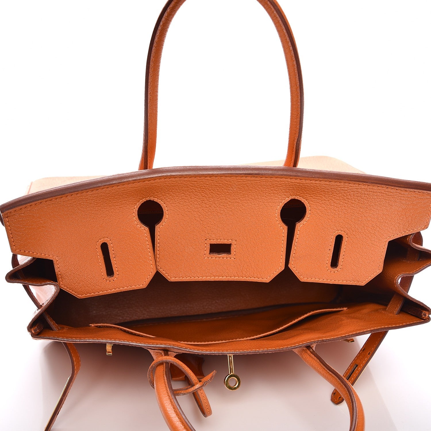 Hermes Chevre de Coromandel Birkin 30 Potiron 14 of 26