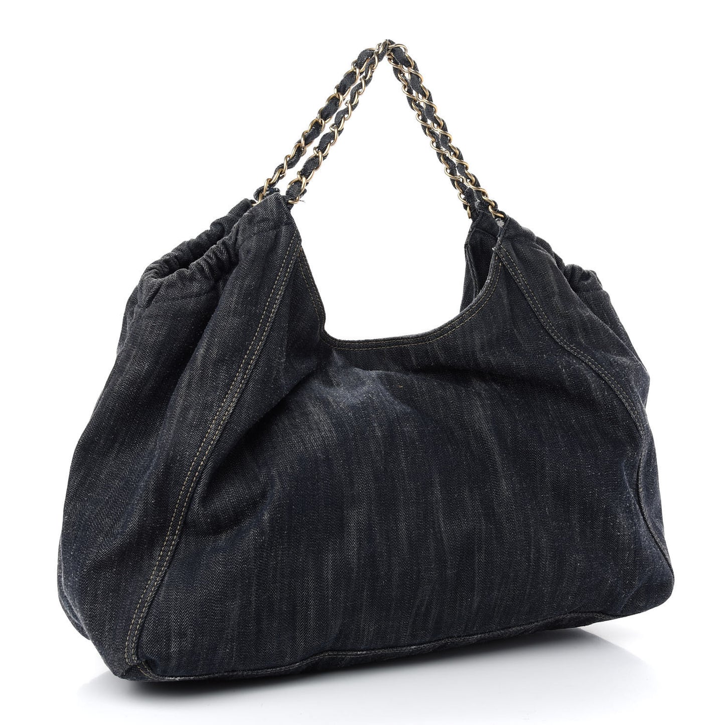 Denim XL Coco Cabas Tote Dark Blue
