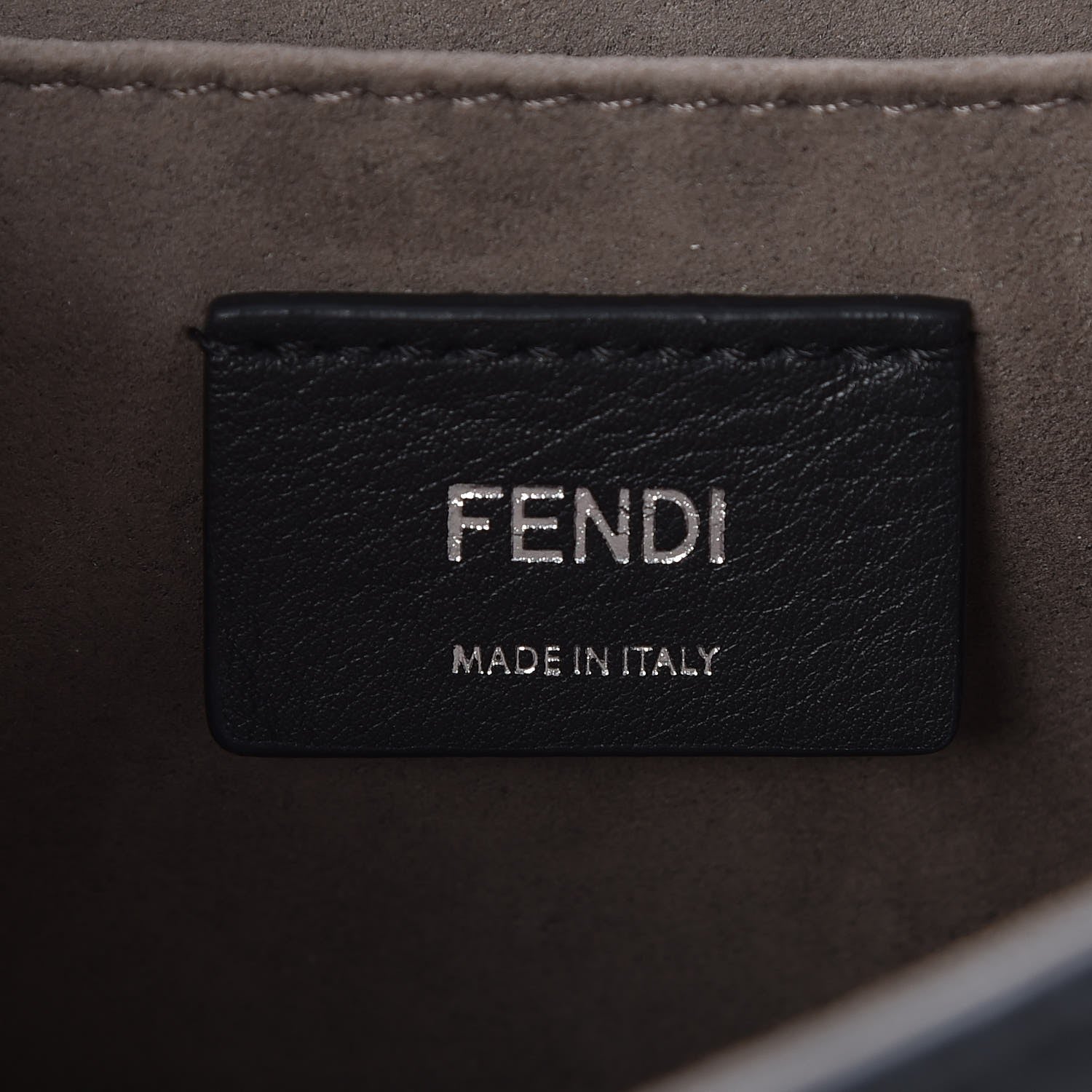 Fendi Vitello Century Opaco F is Fendi Kan I Shoulder Bag Black 6 of 7