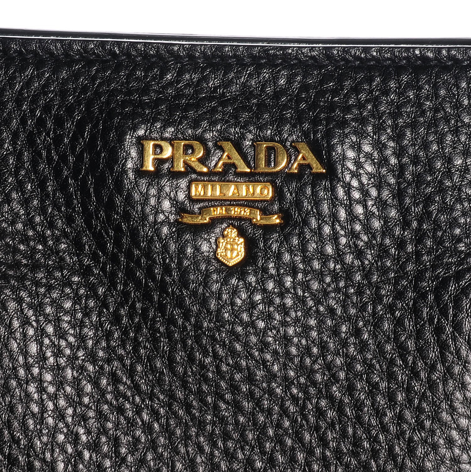 Prada Vitello Daino Top Handle Tote Nero Black 5 of 10