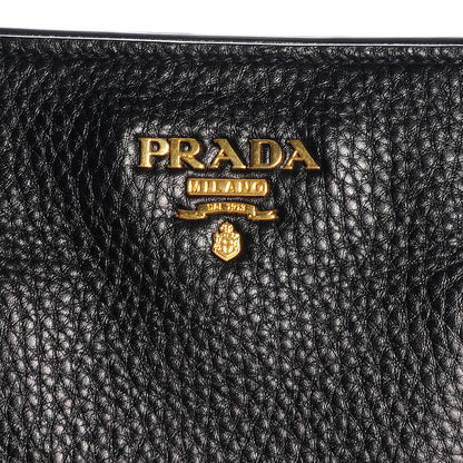 Prada Vitello Daino Top Handle Tote Nero Black 5 of 10