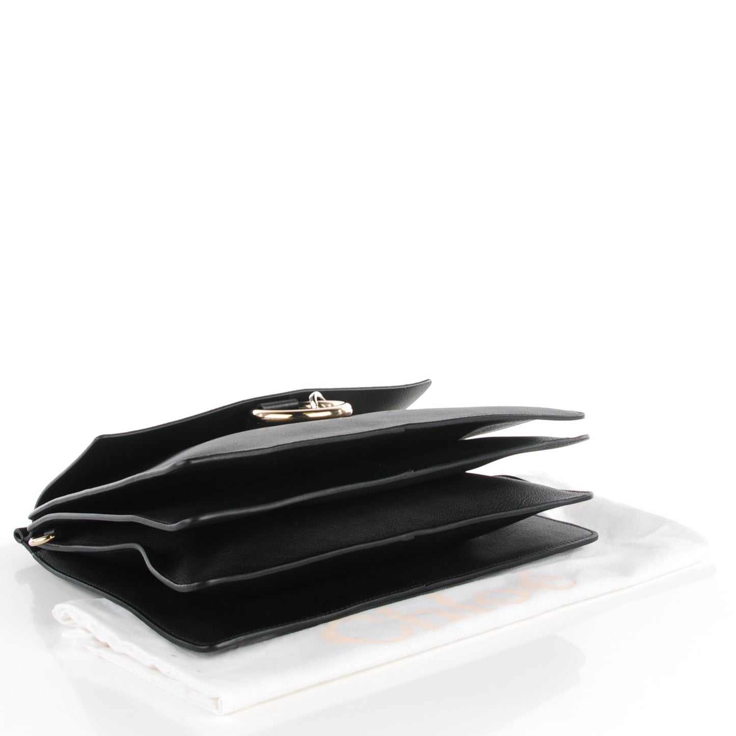 Suede Calfskin Medium Faye Shoulder Bag Black