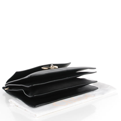 Chloe Suede Calfskin Medium Faye Shoulder Bag Black 4 of 9