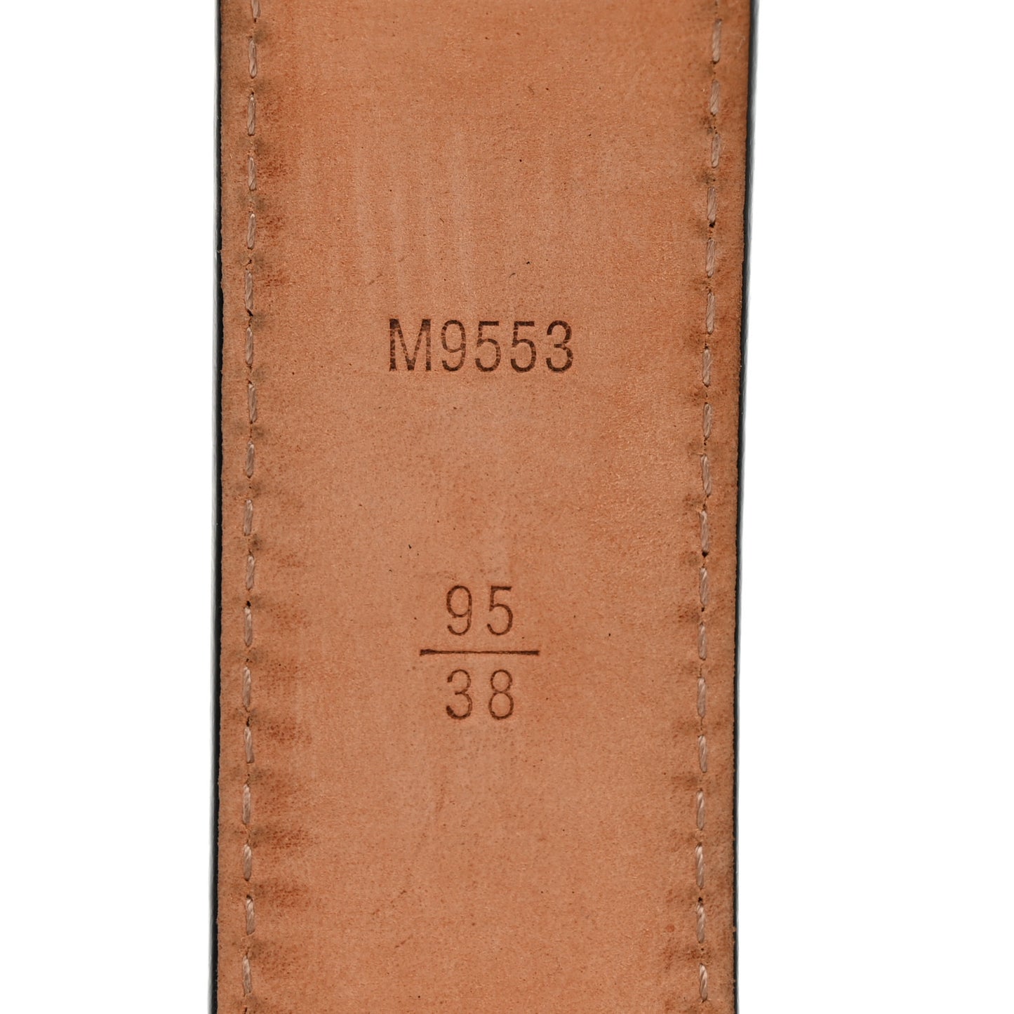 Epi 30mm LV Initiales Belt 95 38 Black