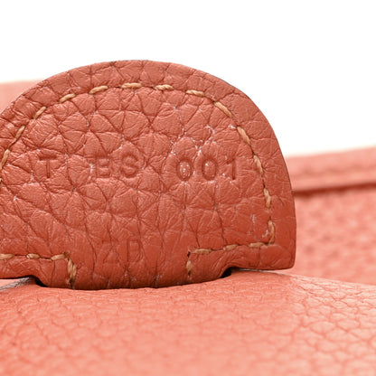 Hermes Taurillon Clemence Evelyne III PM Crevette 7 of 10