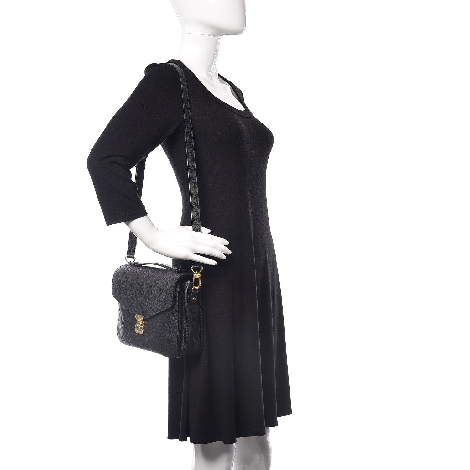 Louis Vuitton Empreinte Pochette Metis Black 2 of 9