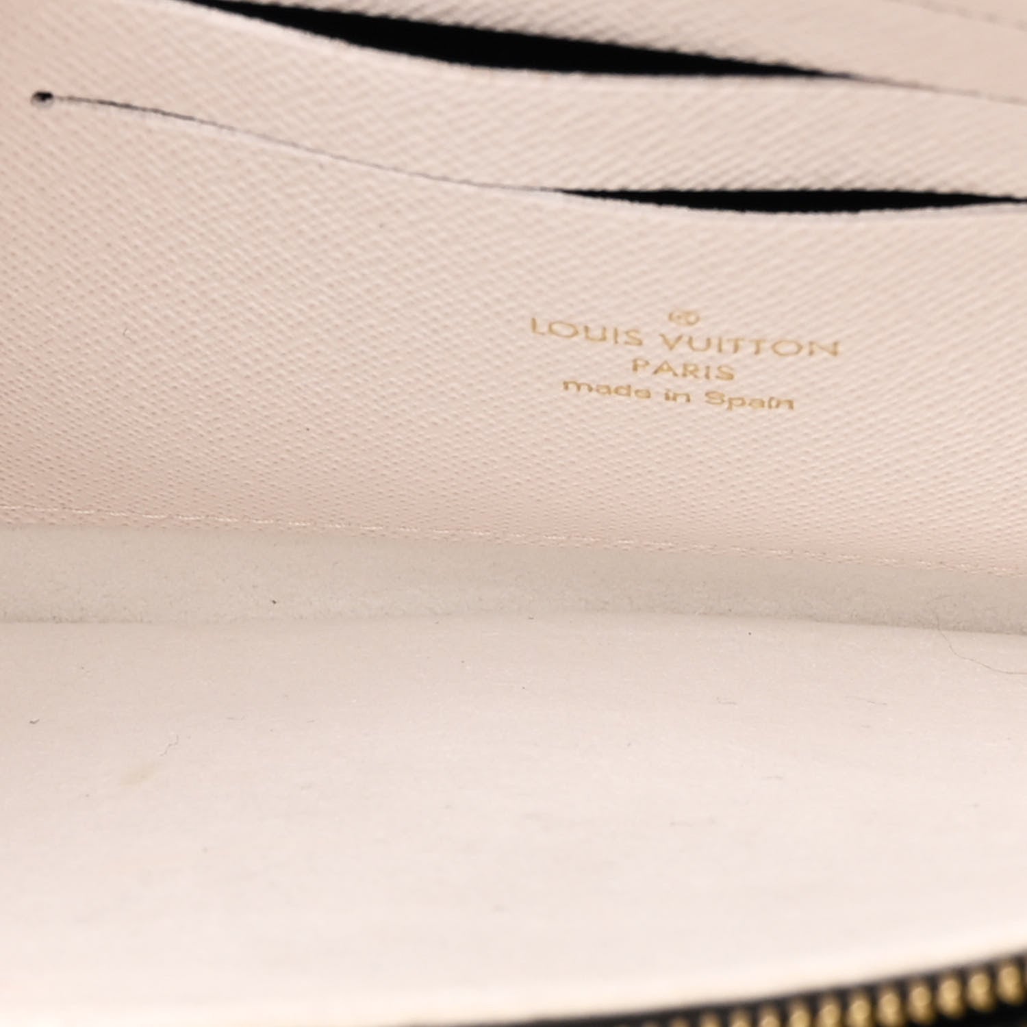 Louis Vuitton Monogram Giant Crafty Double Zip Pochette Creme Caramel 5 of 10